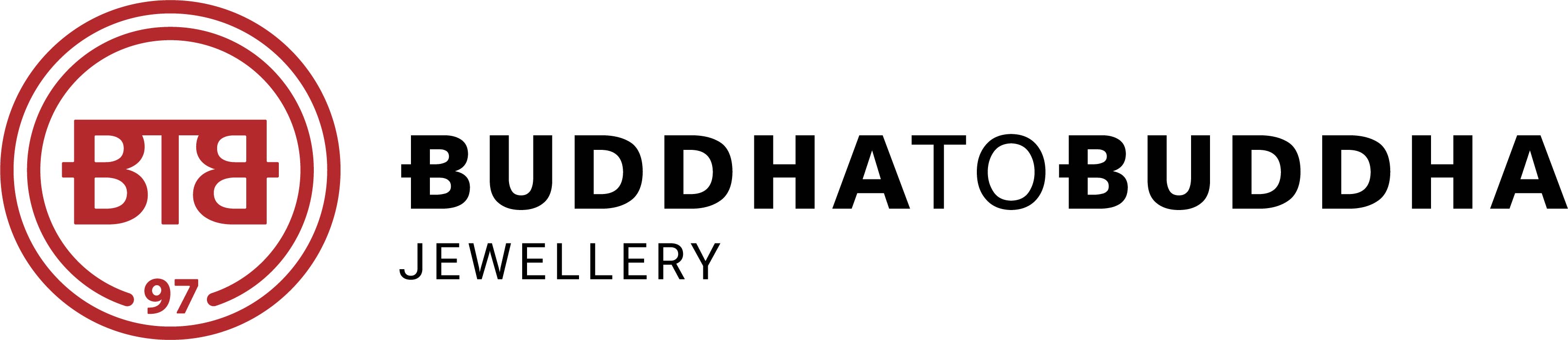 Buddha to Buddha Corporate Logo Red Black